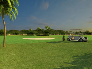 golf course Modelo 3D