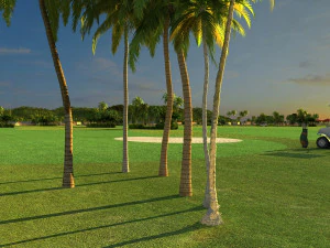 campo da golf Modello 3D