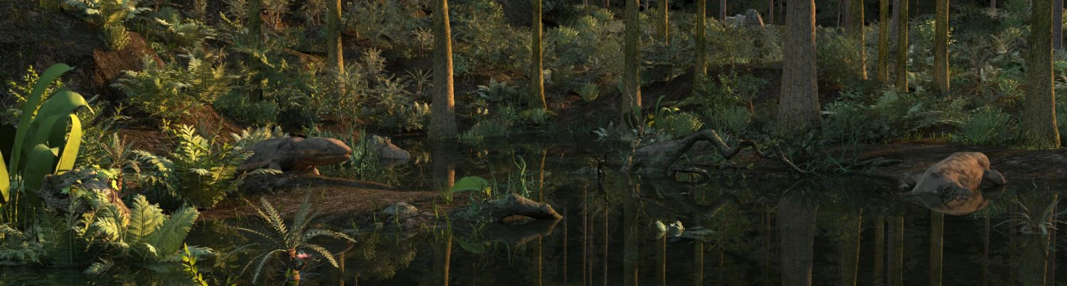 virgin forest 3D Model .c4d .max .obj .3ds .fbx .stl .blend 