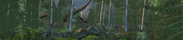 virgin forest 3D 模型 .c4d .max .obj .3ds .fbx .stl .blend