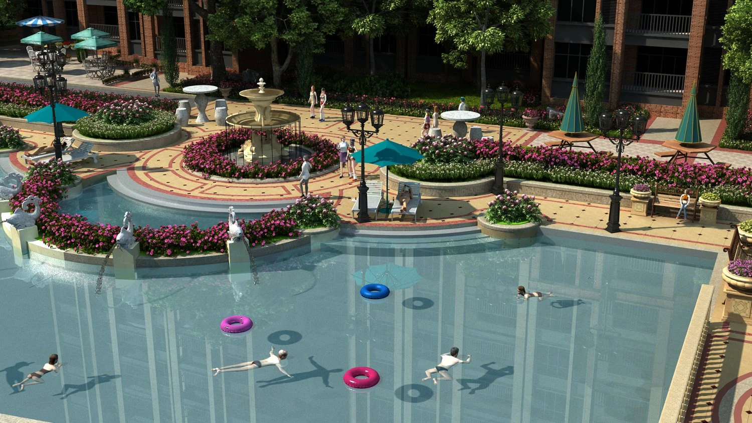 city building 3D Model .c4d .max .obj .3ds .fbx .stl .blend 