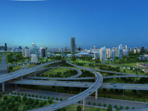 city traffic 3D Model