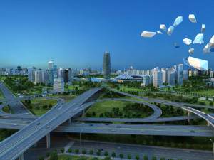 city traffic Model 3D