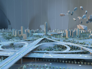 city traffic Model 3D