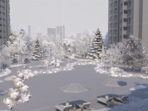 city building 3D मॉडल