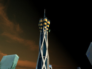 tv tower 3D Model