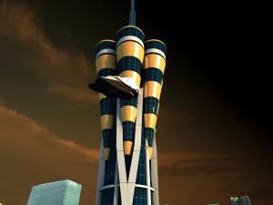 tv tower 3D Model