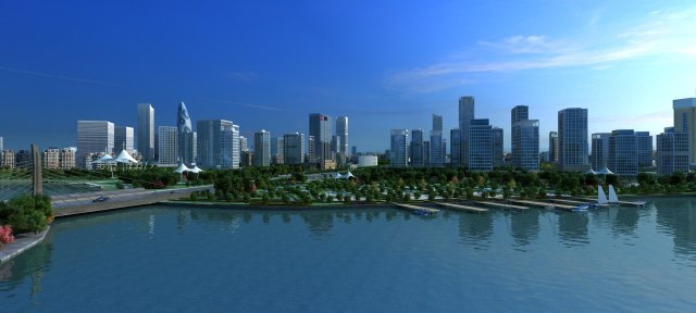 city building 3Dモデル .c4d .max .obj .3ds .fbx .stl .blend 