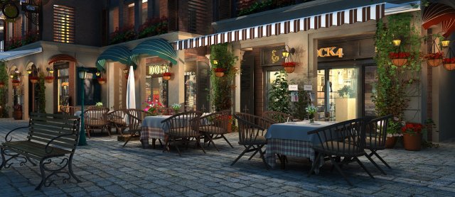 city building Model 3D .c4d .max .obj .3ds .fbx .stl .blend