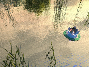 small river 3Dモデル