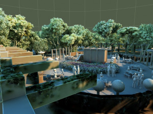 city park 3D Model