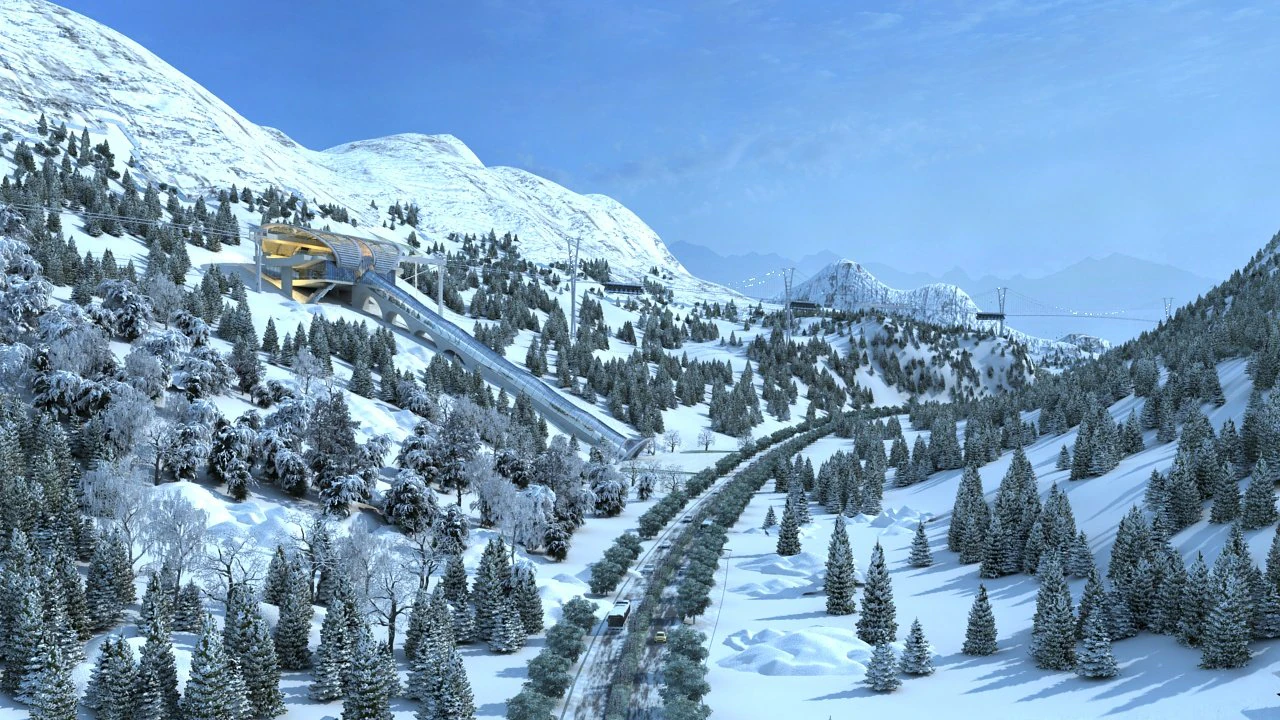 snow mountain 3D Model .c4d .max .obj .3ds .fbx .stl .blend 