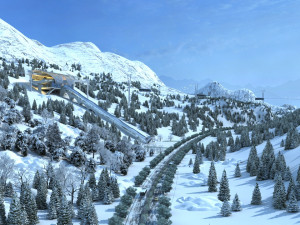 snow mountain Modelo 3D