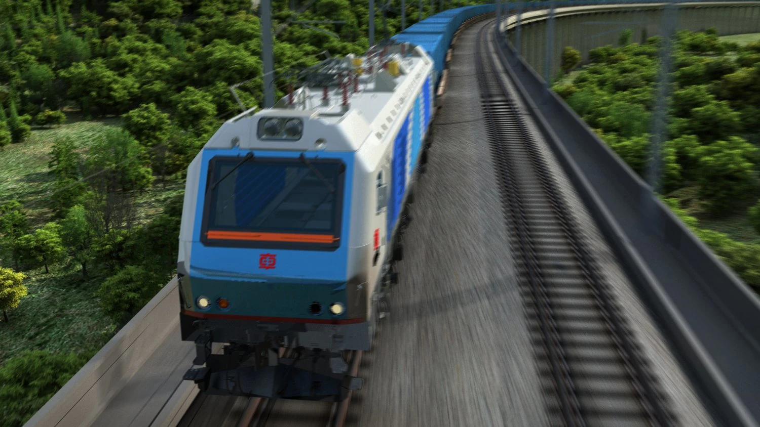 trem Modelo 3D .c4d .max .obj .3ds .fbx .stl .blend 