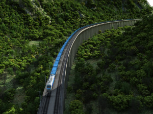 train Modello 3D