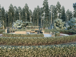 city park 3D 모델