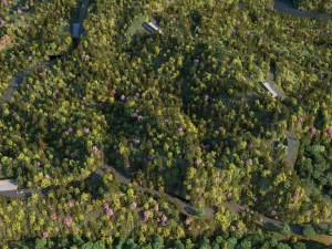 Rennstrecke 3D Modell