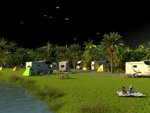 camping 3D Model