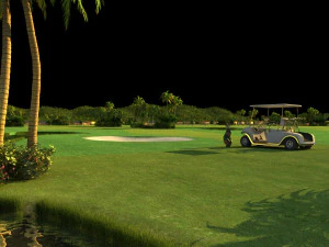 golf sahası 3D Model