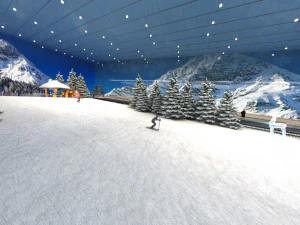 ski facility 3D Model