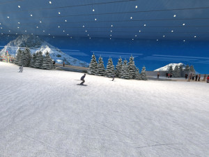 ski facility Modèle 3D