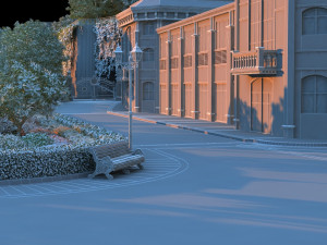 city building 3D 모델