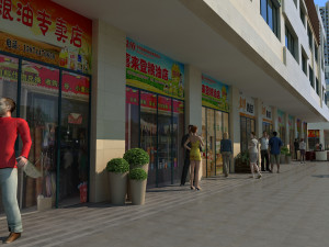 city building Modèle 3D