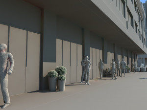 city building Modèle 3D