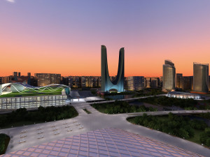 city building 3D Modell