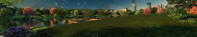 city park 3D-Modell .c4d .max .obj .3ds .fbx .stl .blend 