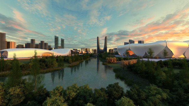 city building 3D Model .c4d .max .obj .3ds .fbx .stl .blend 