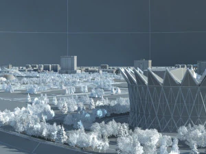 городское здание 3D Модель