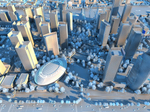 city building Modello 3D