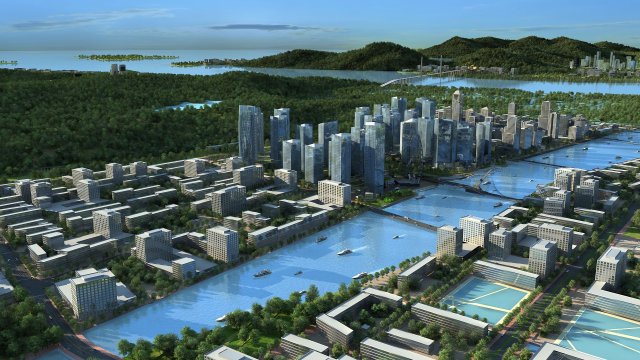 city building Model 3D .c4d .max .obj .3ds .fbx .stl .blend 