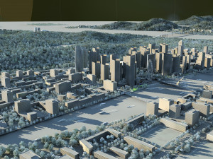 city building Model 3D