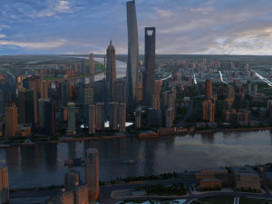 shanghai Model 3D