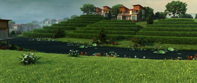 tea house 3D Model .c4d .max .obj .3ds .fbx .stl .blend 