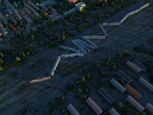 train station Modelo 3D