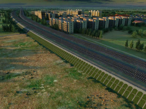 stazione ferroviaria Modello 3D