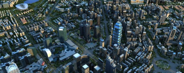 city building 3D 模型 .c4d .max .obj .3ds .fbx .stl .blend 