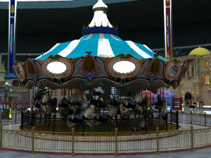 amusement park 3D मॉडल