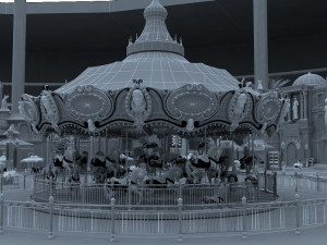 amusement park 3D मॉडल