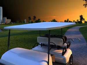 golf sahası 3D Model