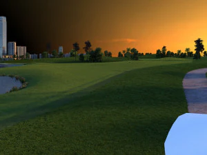 golf course 3D Model