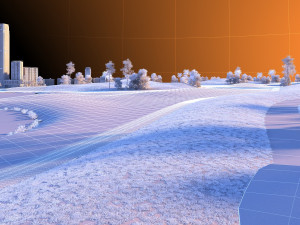 golf course Modèle 3D