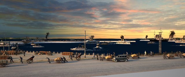 marina Modelo 3D .c4d .max .obj .3ds .fbx .stl .blend 