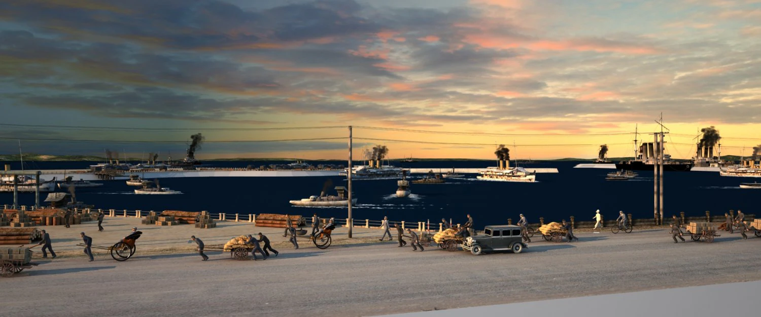 marina 3D Model .c4d .max .obj .3ds .fbx .stl .blend 