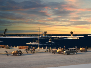 marina 3D-Modell