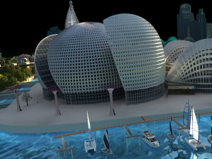 ocean mall 3D मॉडल