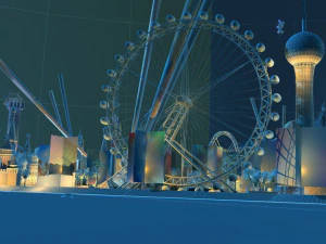 ocean park 3D Model